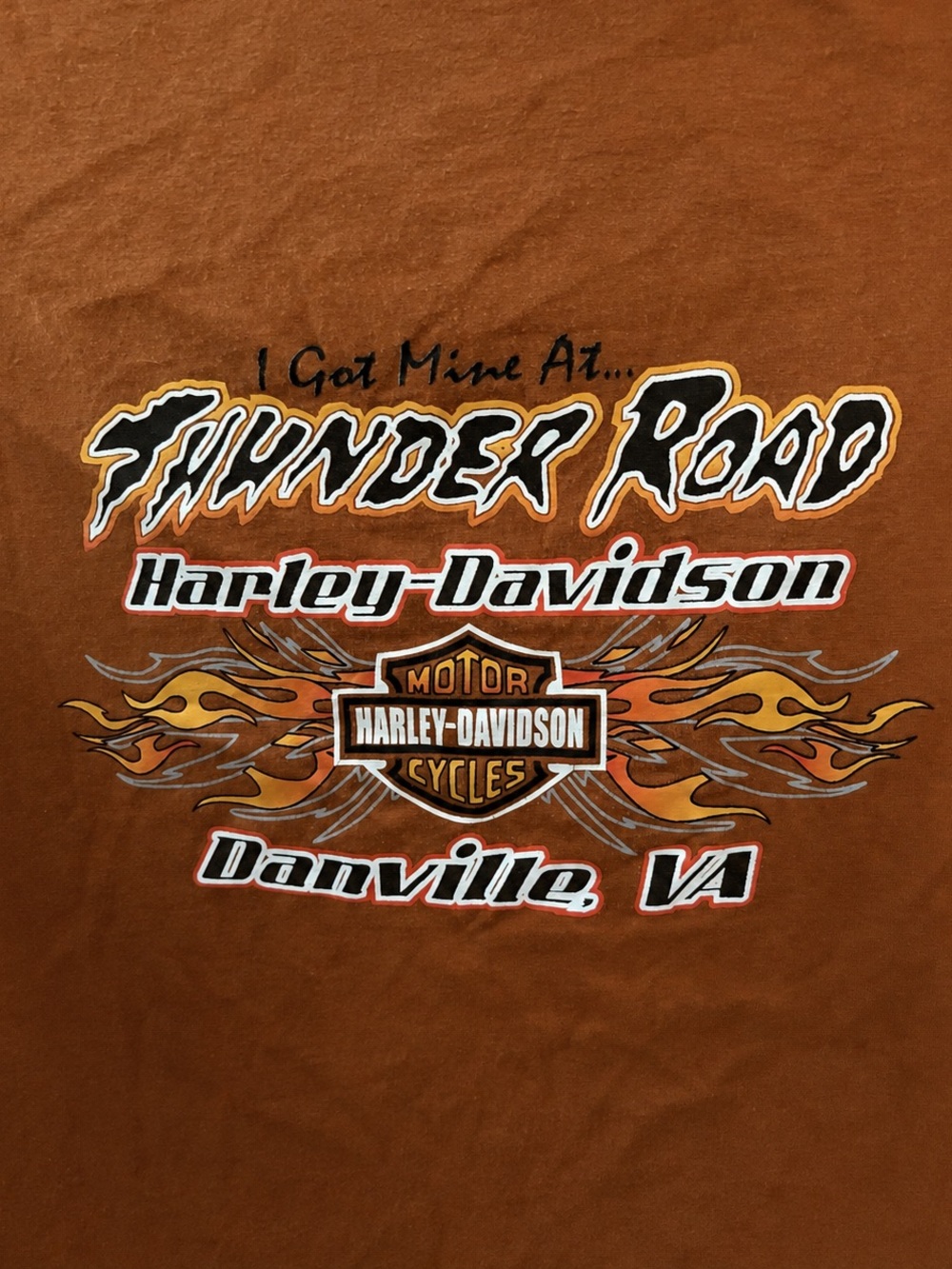 Harley‑Davidson Rust Brown Thunder Road Graphic Tee